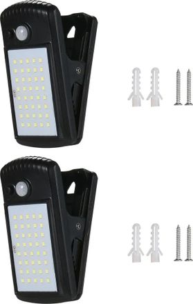 OEM L&aacute;mpara Solar Led Para Exteriores Con Soporte De Montaje Con Abrazadera Y Detector De Movimiento
