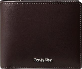 Calvin Klein Portafoglio Pieghevole Rialzato - - Accessories - Uomo - Marrone - ONE SIZE