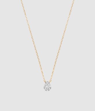 Djula Collier Magic Touch Poire Diamants Or Jaune
