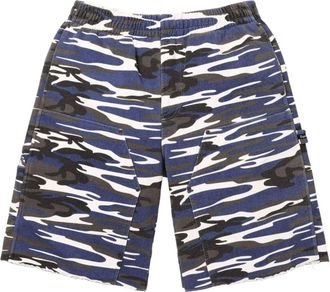 SUPREME SS26 Double Knee Painter Sweatshort Blue Camo SUP-SS26-204-BMO