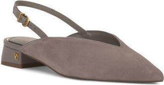 Vince Camuto Venba Pointed Toe Slingback Flat in Foggy Mist at Nordstrom, Size 5.5