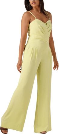 Access Fashion Gele Jumpsuit voor Zonnige Dagen - Dames - Jumpsuits - Geel - XL - Polyester - Jumpsuits & Playsuits