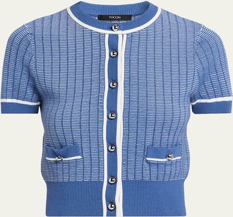 Toccin Patra Short-Sleeve Cardigan