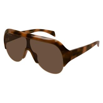 Gucci GG2023S002 Aviator-Style Sunglasses - Brown
