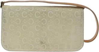 Celine Pre-owned Vintage Su&egrave;de Schoudertas - Dames - Vintage Schoudertas - Beige - ONE Size - Su&egrave;de - Vintage