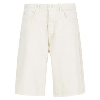 Icon Denim Los Angeles Denim Shorts, male, White, Size: W33 Bermuda Ned