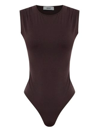 A Gold E Aura sleeveless bodysuit - Brown