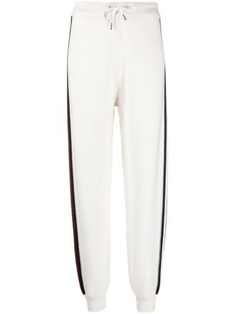 Tommy Hilfiger Pantaloni sportivi con banda laterale - Bianco
