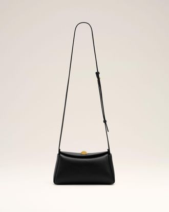 Ami Black Cow Leather Mini Carrousel Bag Black - OS - Unisex