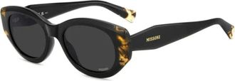 Missoni Sunglasses, female, Multicolor, Size: 52 MM Oval Sunglasses