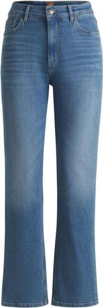 HUGO BOSS Dames/Dames Ada Hoge Taille Jeans (Blauw)