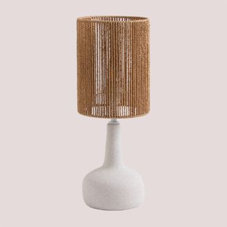 Sklum L&aacute;mpara De Mesa En Cer&aacute;mica Tiltil Sklum