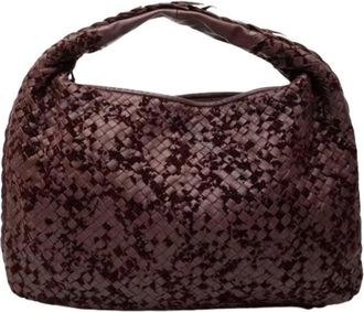 Bottega Veneta Pre-owned Shoulder Bags, female, Red, Size: ONE SIZE Pre-owned Hobo Bag