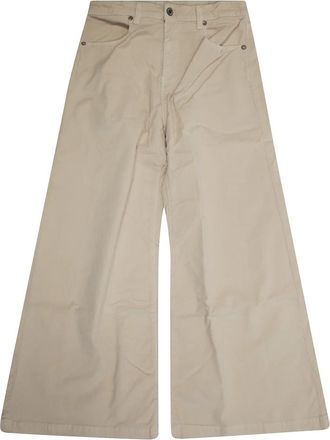 Dixie Flare broek voor vrouwen - Dames - Wijde Broeken - Wit - 2XL - Broeken