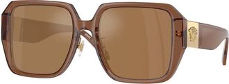 Versace VE4472D Asian Fit 5028/O Womens Sunglasses Brown Size 56