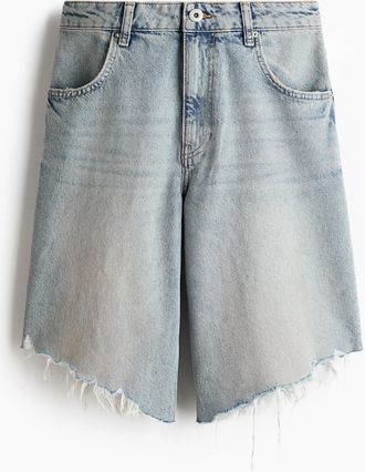 H&M Bermudashorts aus Denim - Blue