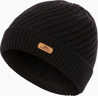 Trespass Womens Trespass Womens Twisted Fleece Lined Beanie Hat - Black - Size: ONE size