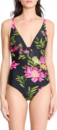 Kobi Halperin Cornelia Bathing Suit In Black Multi
