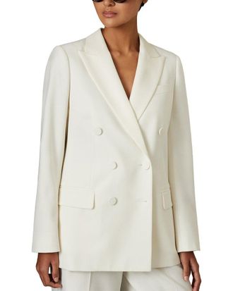 Reiss Leanna Wool-Blend Tux Suit Jacket