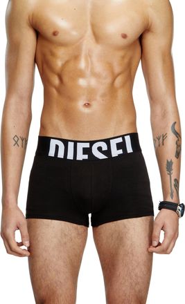 Diesel Three-pack boxer briefs in stretch cotton - Trunks - Man - Black