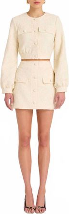 Amanda Uprichard Bello Skirt In Muslin