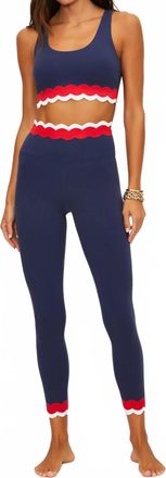 Beach Riot Stacey 7/8 Legging In Twilight Firework Colorblock