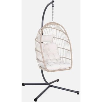 Sweeek Sill&oacute;n Huevo Suspendido De Acero