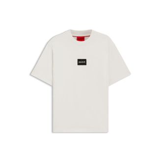 HUGO BOSS Tortoise-logo T-shirt in cotton jersey