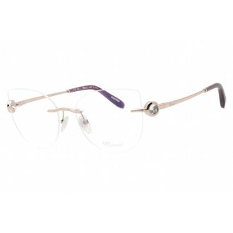 Chopard Ladies Gold Tone Cat Eye Eyeglass Frames VCHL27S