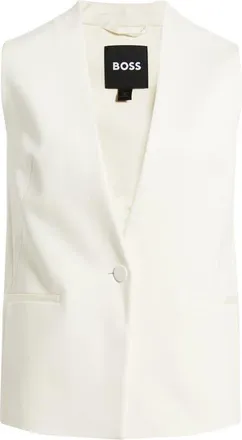 BOSS Jemmania Vest in Soft Cream at Nordstrom, Size 14