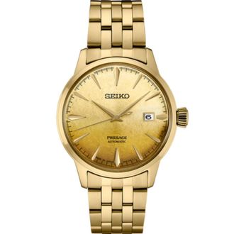 Seiko Presage Gold-tone Dial Mens Watch SRPK46