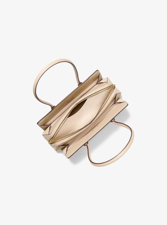 Michael Kors Laila Small Suede Shoulder Bag