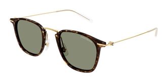 Montblanc Green Square Mens Sunglasses MB0295S 002 49