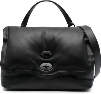 Zanellato Postina flap tote bag - women - Calf Leather - OS - Black