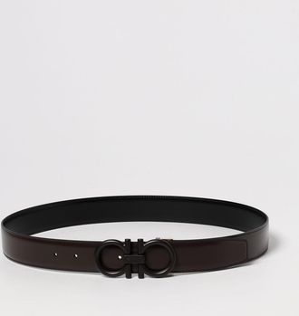 Ferragamo Cintura Gancini Ferragamo reversibile in pelle