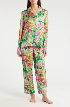 Karen Mabon In the Greenhouse Satin Pajamas at Nordstrom, Size X-Small