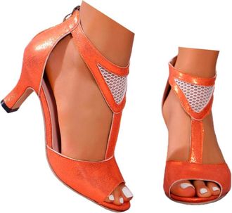 Generic Gladiator Sandals for Women Heels for Women Black Heels Heeled Sandals Orthopedic High Heel Dress Shoes Womens Open Toe Chunky Ankle Strap High Heeled