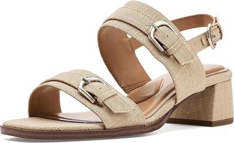 Easy Spirit Hadiya Womens Dress Sandals Light Natural Linen : 7.5 M (B), Leather