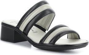 FLY London Eity Block Heel Sandal in 003 Black/Silver at Nordstrom Rack, Size 10-10.5Us / 41Eu
