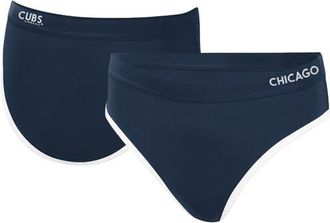 G-III 4Her by Carl Banks Womens G-III 4Her by Carl Banks Navy Chicago Cubs Southpaw Bikini Bottom at Nordstrom, Size Small