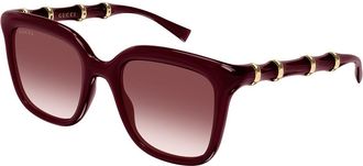 Gucci GG2058S 003 Womens Sunglasses Red Size 52 - Free RX Lenses - Free RX Lenses