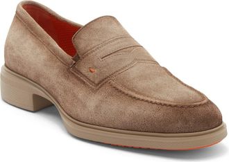Santoni Easy Penny Loafer in Brown at Nordstrom Rack, Size 11