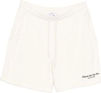 Sporty & Rich x Hotel du Cap Eden Roc Shorts con ricamo - Toni neutri