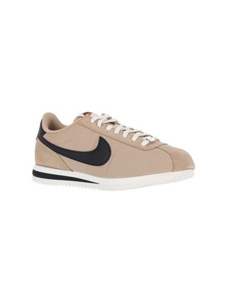 Nike Nylon and Suede Low-Top Sneaker - Beige