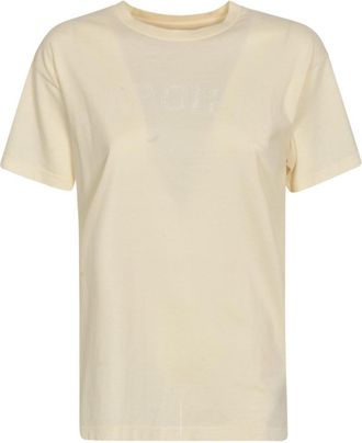 Maison Margiela Beige Crew Neck T-shirt
