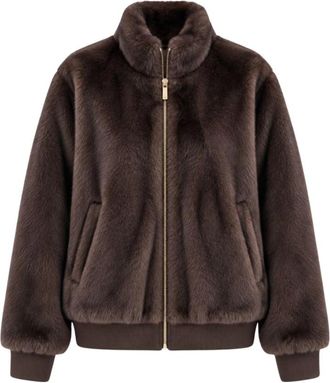 Marella Emmpatio Bomber - Dames - Jassen - Bruin - XS - Polyester - Jassen