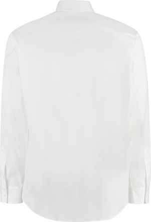 Dsquared2 Mens Stretch Cotton Shirt - White - Size EU 46 (Mens)