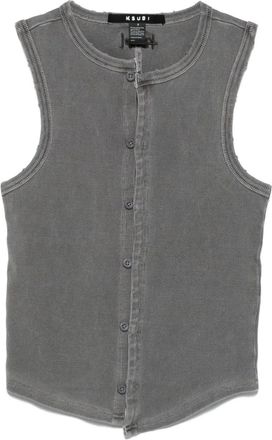Ksubi Cardigan a coste - Grigio