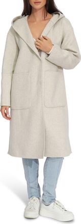 Belle & Bloom Walk This Way Wool Blend Coat in Oat Marle at Nordstrom, Size X-Small
