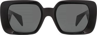 Versace Dark Grey Square Ladies Sunglasses VE4473U GB1/87 54